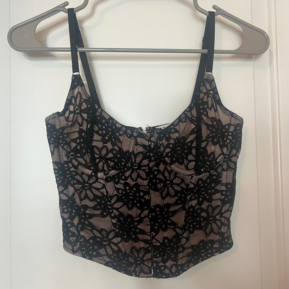 Black corset top